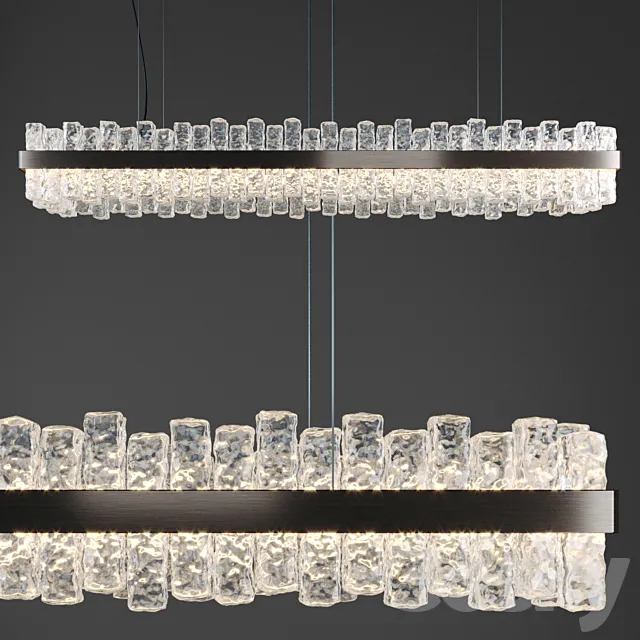 Cattelan italia Phoenix Ceiling lamp 116cm and 157cm width. 3DModel