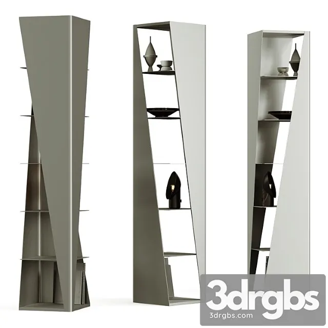 Cattelan italia rocket bookcase 2 3D Model Free