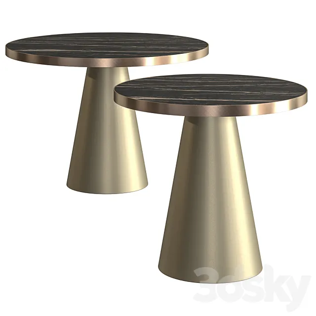 Cattelan Italia Saturno Keramik Bistrot Table 3D Model
