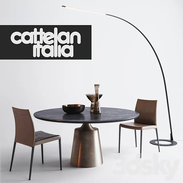 Cattelan italia set 3DModel