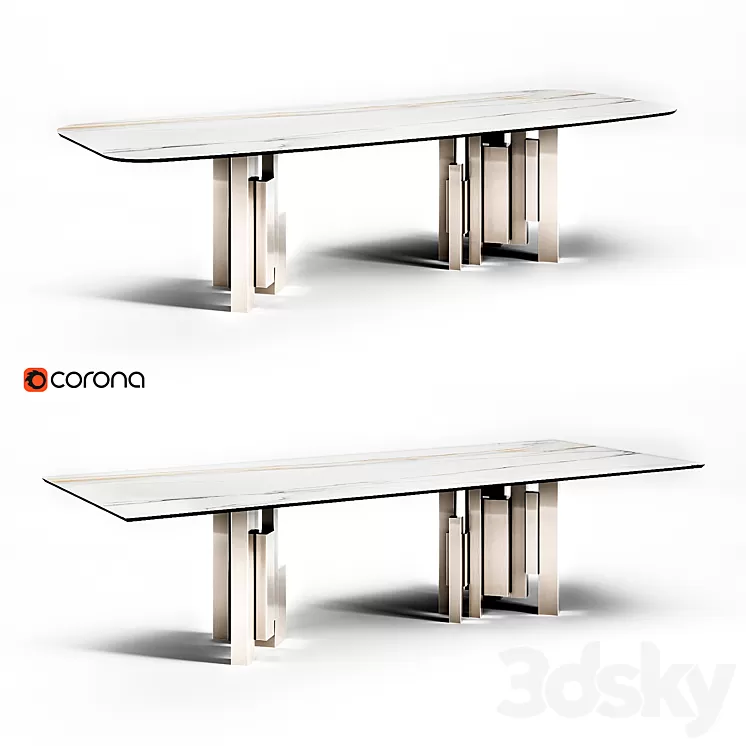 Cattelan Italia Skyline Keramik Full Set 3D Model