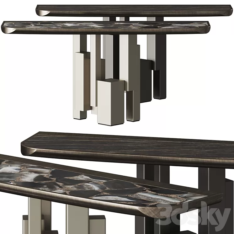 Cattelan Italia Skyline Keramik Premium Console Tables 3D Model