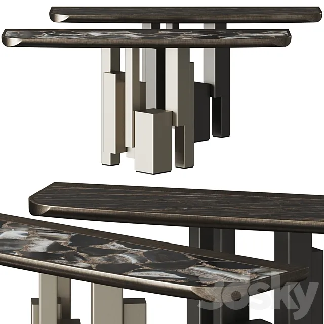 Cattelan Italia Skyline Keramik Premium Console Tables 3DModel
