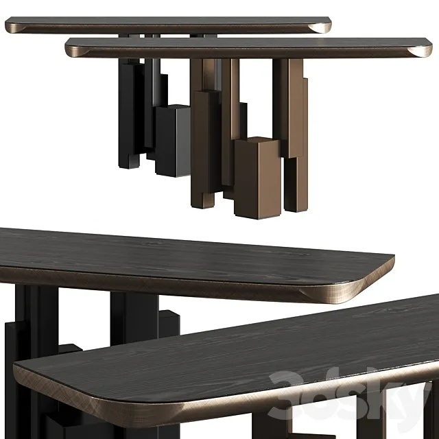 Cattelan Italia Skyline Wood-C Console 3DModel