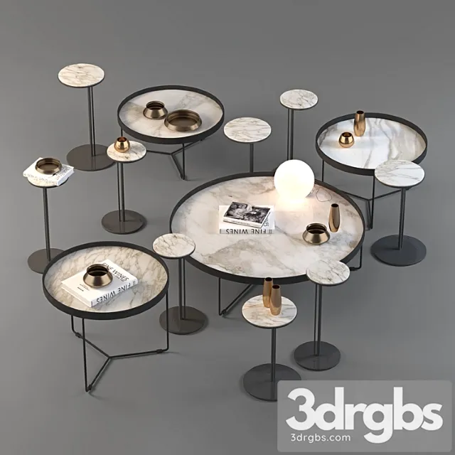 Cattelan italia sting and billy keramik 2 3D Model Free