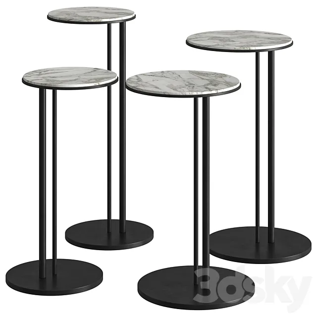 Cattelan Italia Sting Coffee & Side Tables 3D Model