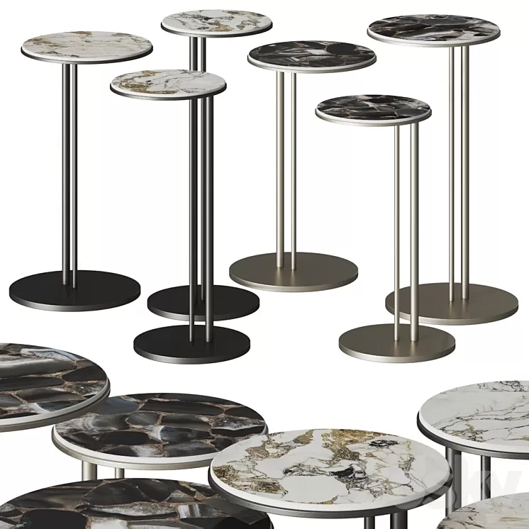 Cattelan Italia Sting Keramik Coffee & Side Tables 3D Model