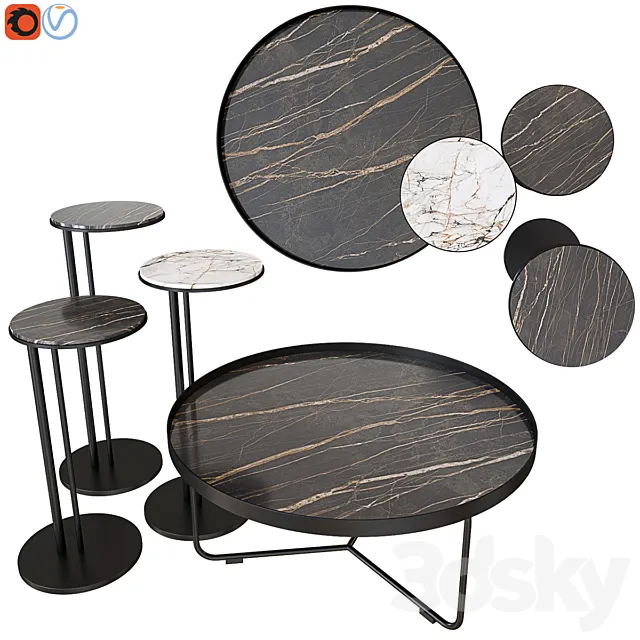 Cattelan Italia Sting Set 06 3D Model