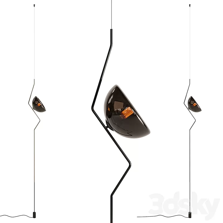Cattelan Italia Tramonto Ceiling Lamp 3D Model Free
