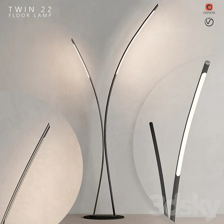 Cattelan Italia Twin 2022.1 Line 3D Model Free