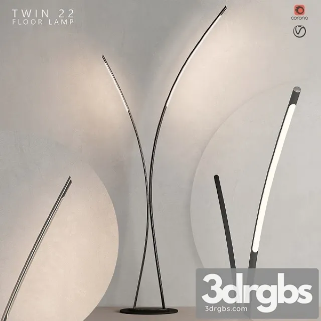 Cattelan Italia Twin 20221 Line 3D Model Free