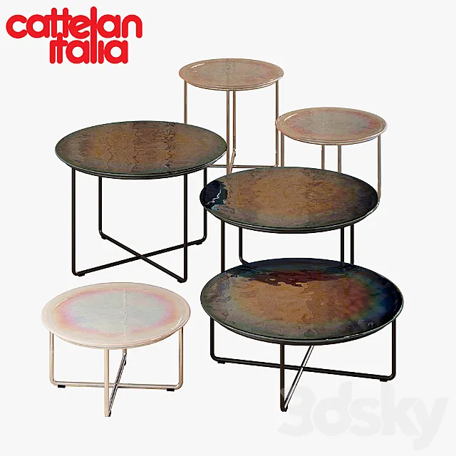 Cattelan Italia vinyl table 3D Model