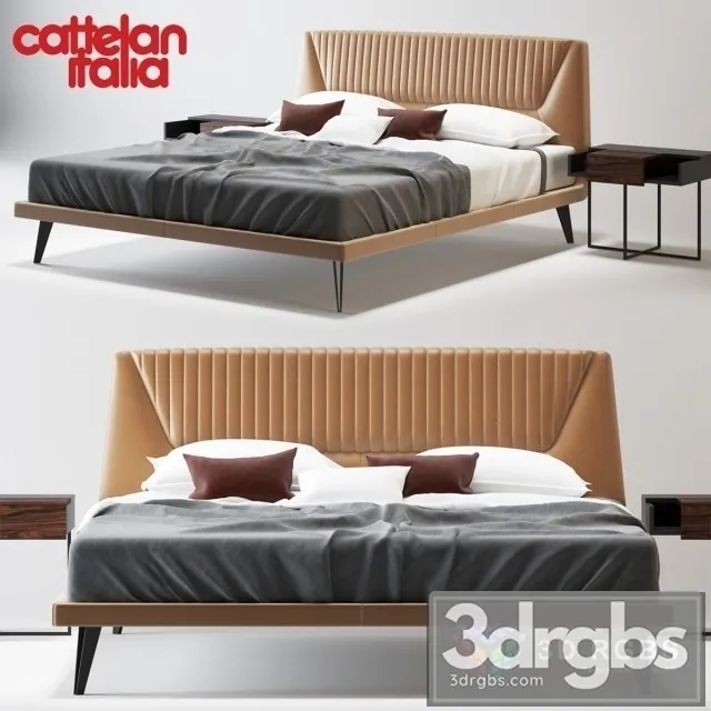 Cattelan Italya Amadeus Bed 3D Model Free