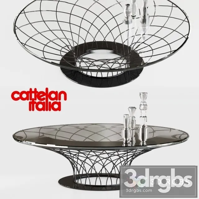 Cattelan Nido Table 3D Model Free
