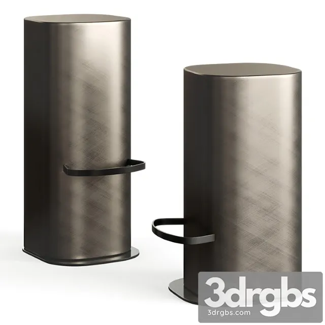 Cattelan pancho bar stool 2 3D Model Free