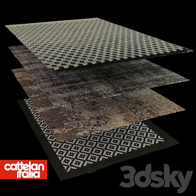 Cattelan rugs 2 3D Model