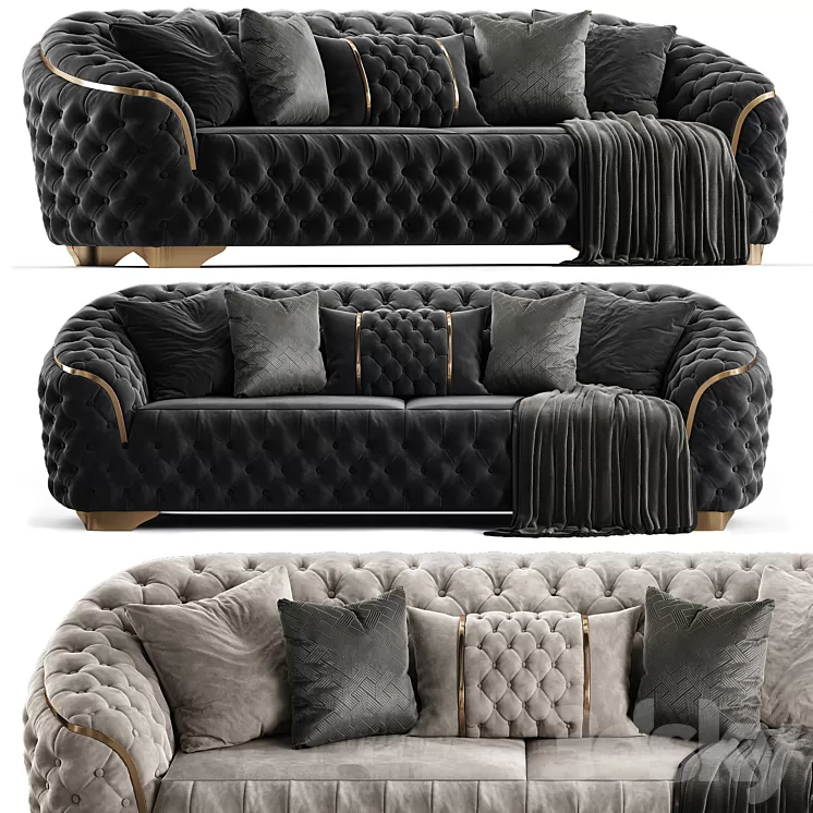 Cavali Sofa 3D Model Free