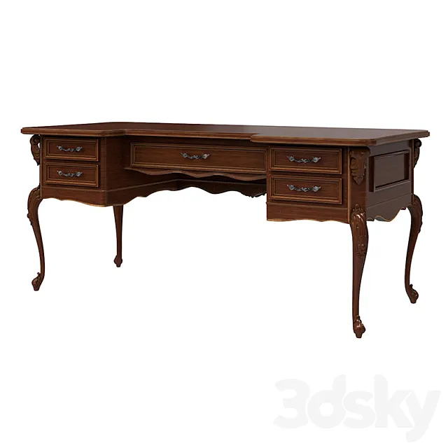 Cavio writing desk BN-8844 3D Model