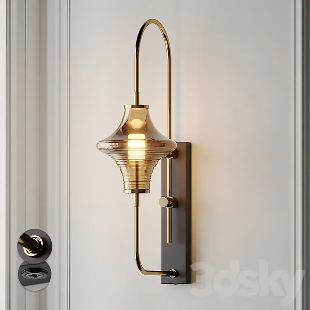 Caymon Wall Sconce by Jaisons Emporio 3DModel