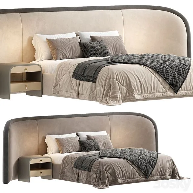 Cazarina Ferrol Bed 3D Model