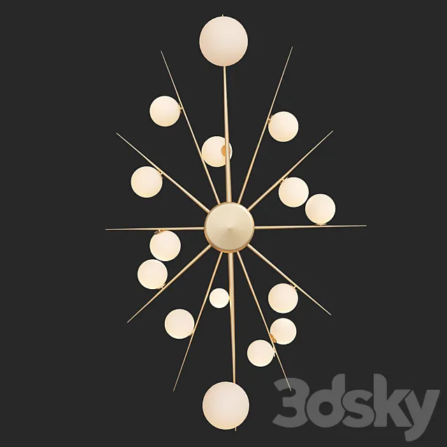 Cb Flush Mount - Seventeen Lighting 3D Model