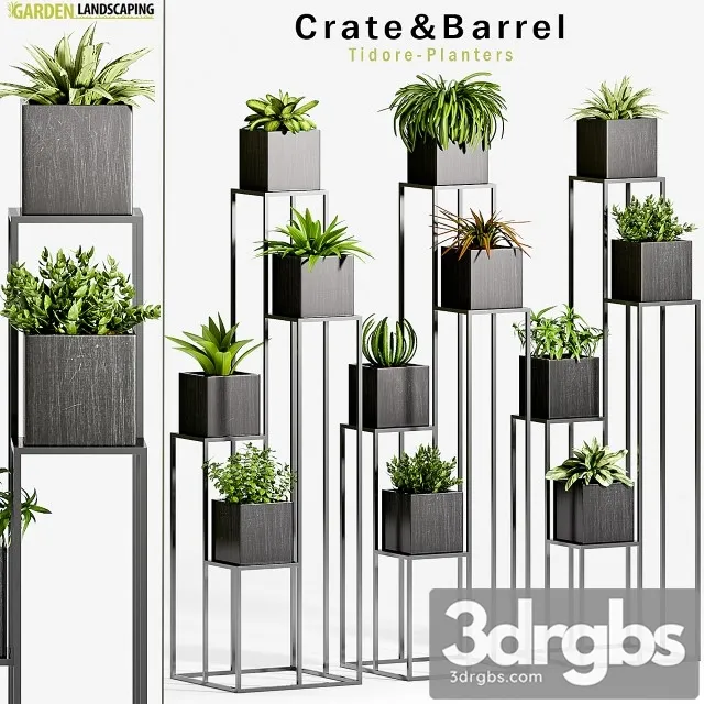 CB Tidore Planters 3D Model Free