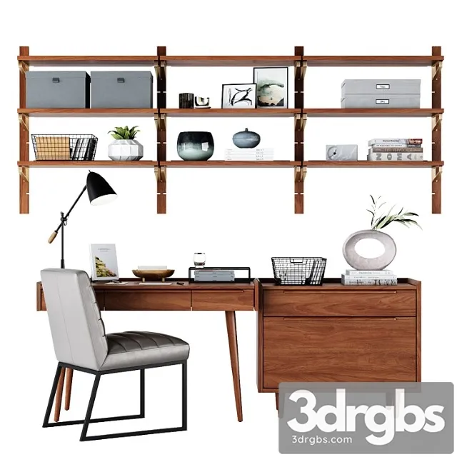 CB Workplace 3D Model Free