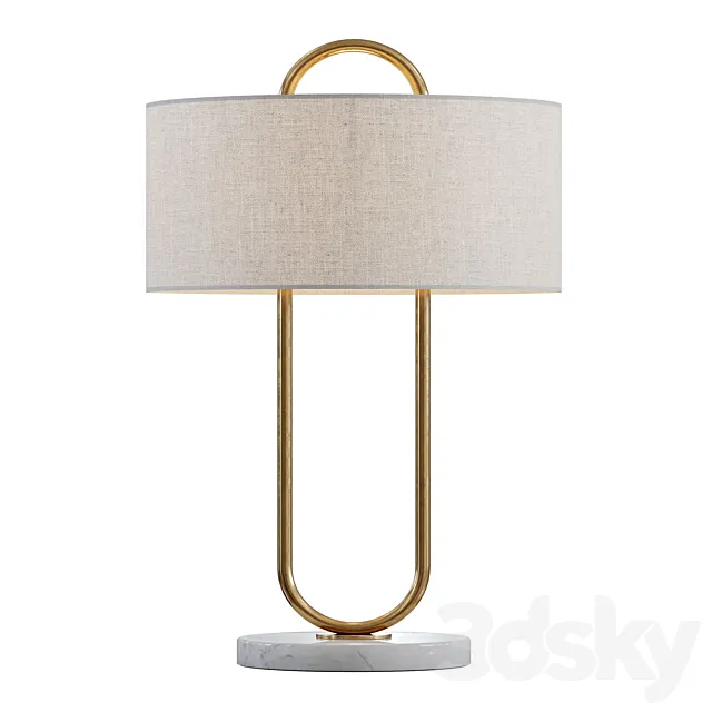 CB2 _ Warner Table Lamp 3D Model
