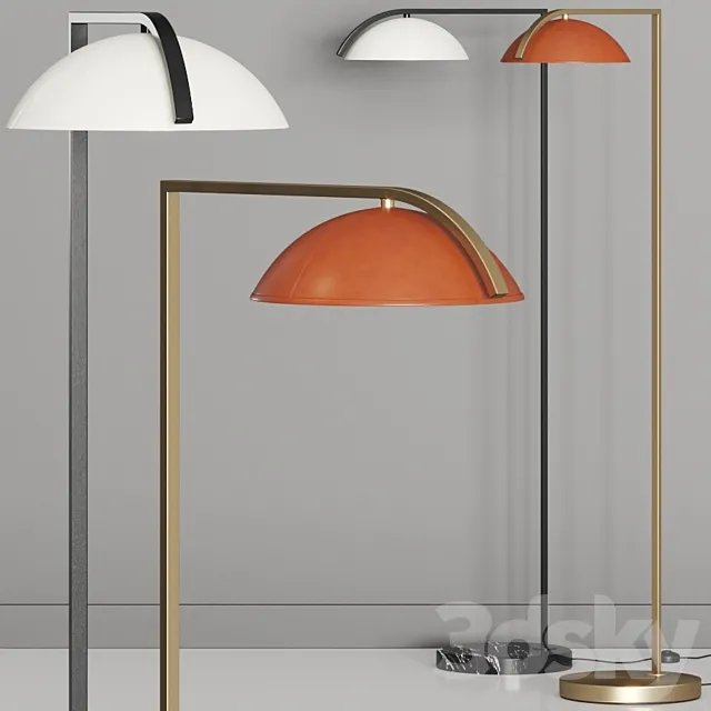 CB2 Belgrave Floor Lamp 3D Model