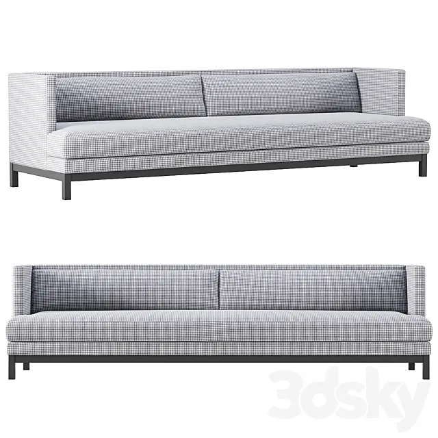 CB2 Brava Houndstooth Sofa 3DModel