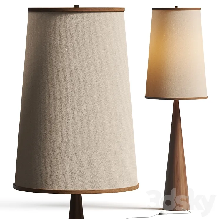 CB2 Bruna Floor Lamp 3D Model Free