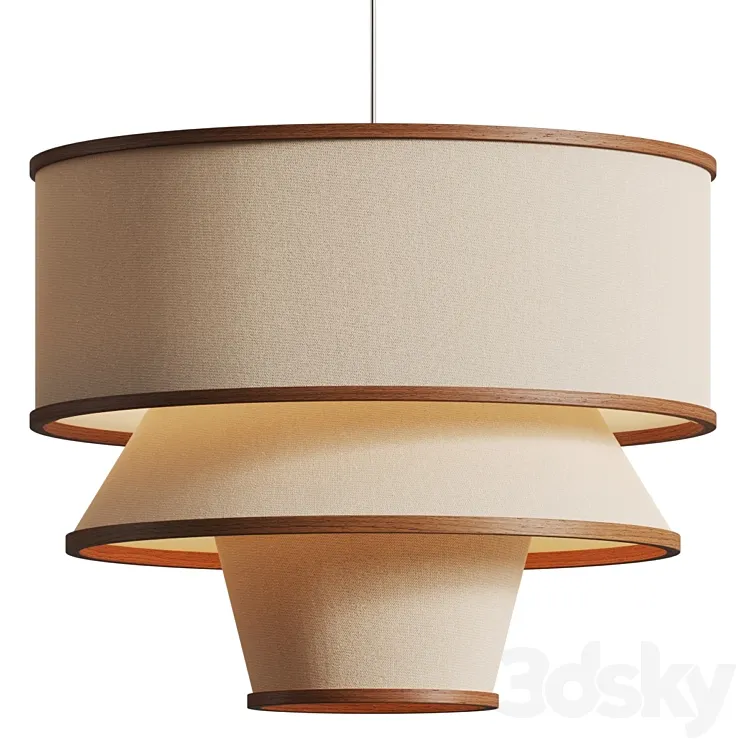 CB2 Bruna Pendant Lamp 3D Model Free Download