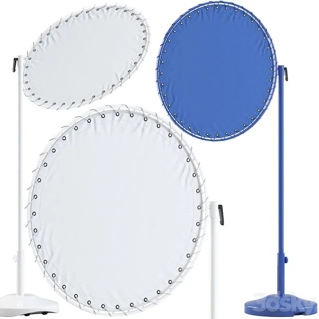 CB2 Round Sun Shade 3D Model