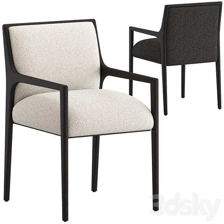 CB2 Segur Chair 3D Model Free