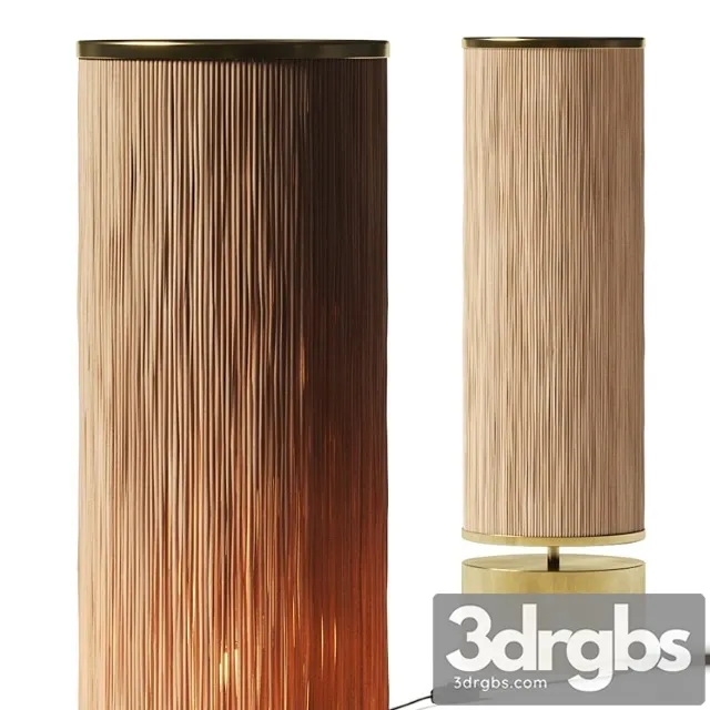 Cb2 solana pillar table lamp Free Download