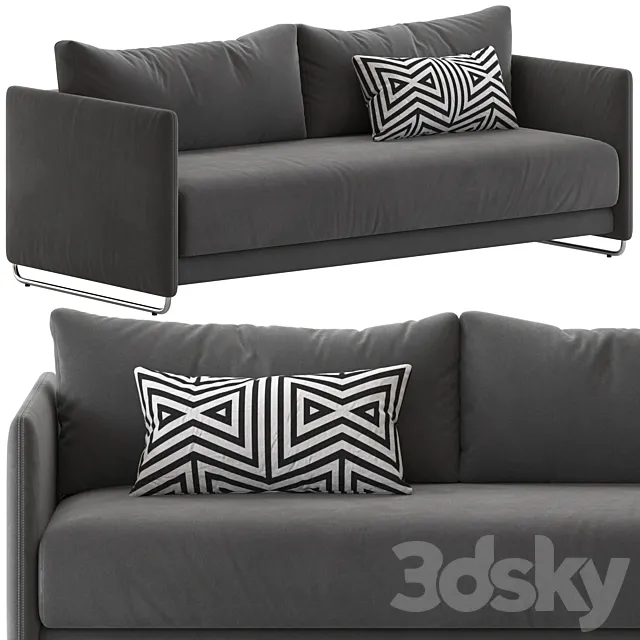 CB2 Tandom Sleeper Sofa 3D Model