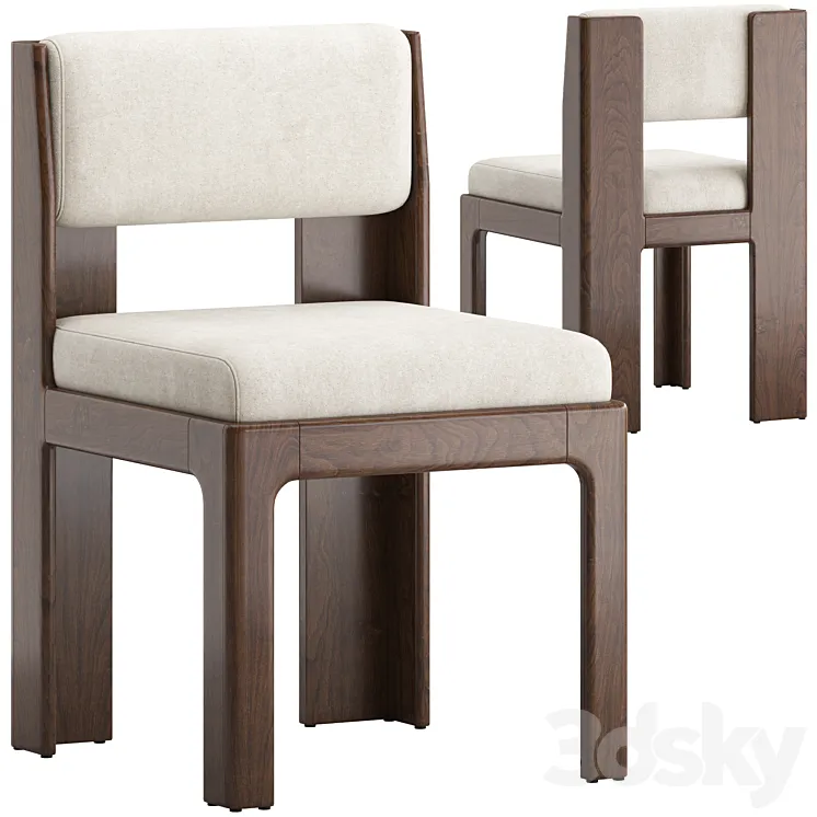 CB2 Willa Chair 3D Model Free