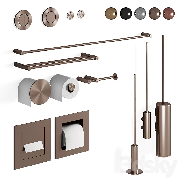 CEA bathroom set 3D Model