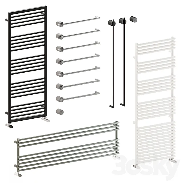 Cea + Cordivari towel warmers 3D Model