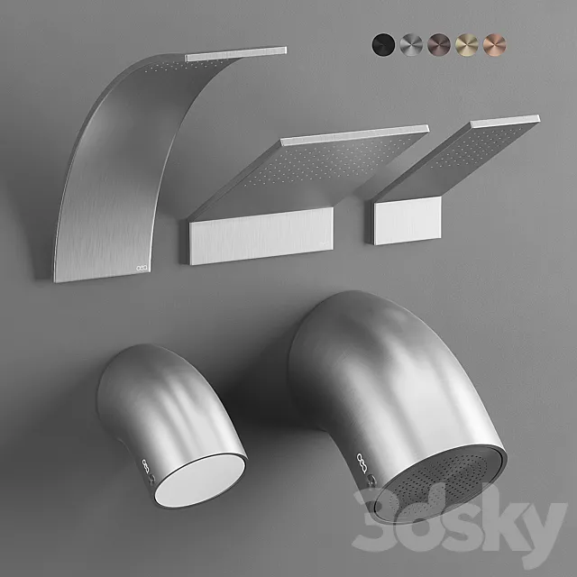 CEA Shower Heads 3D Model
