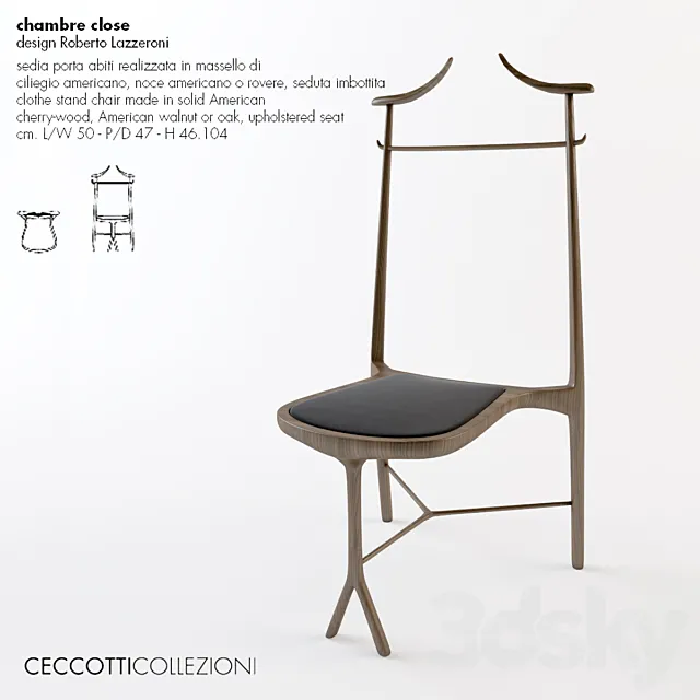 Ceccotti _ Chambre close 3D Model