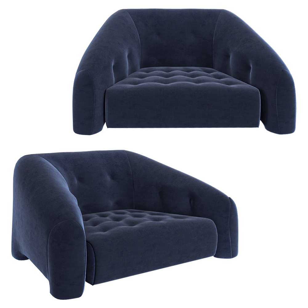 Ceccotti Collezioni  - Armchair DC 145 3D Model