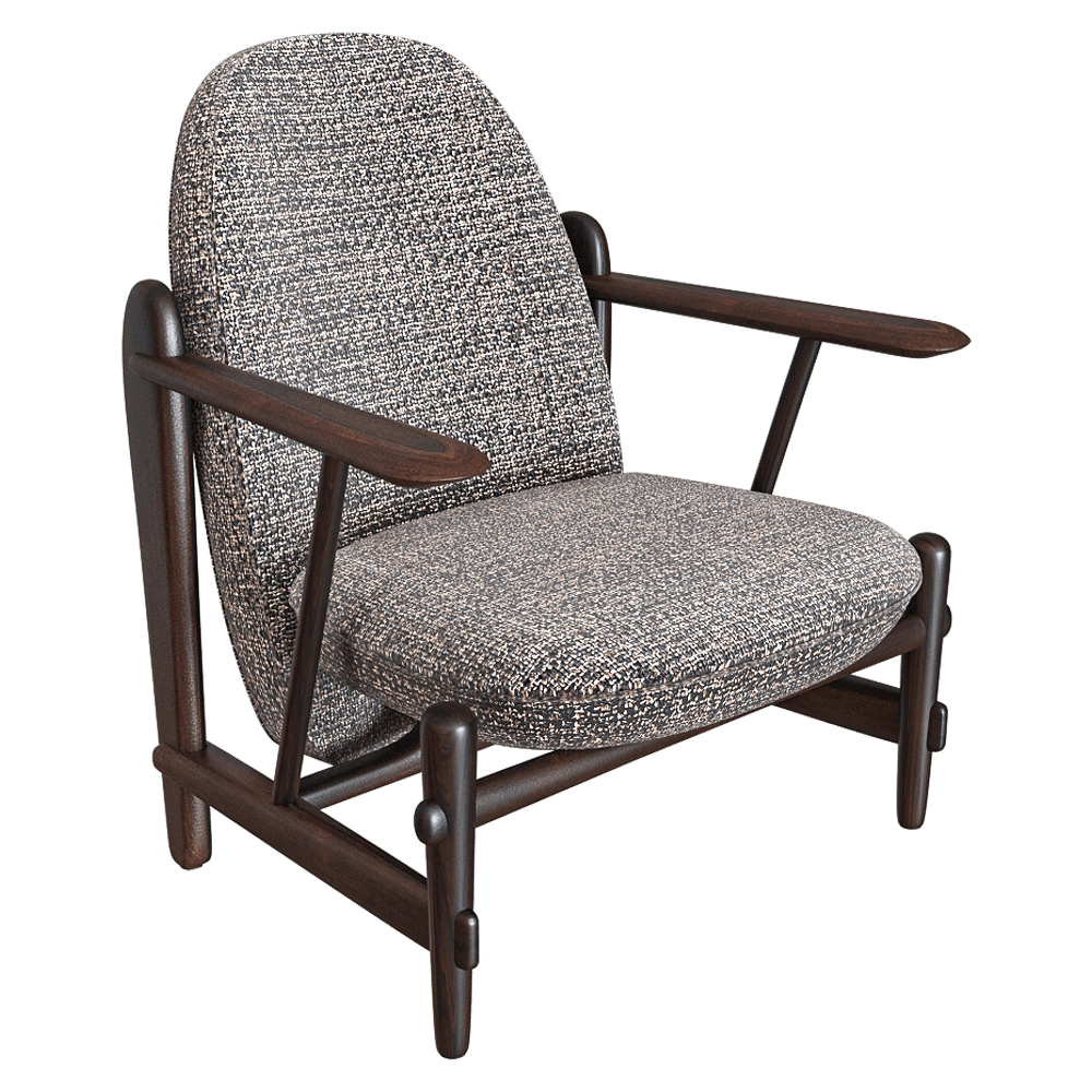 Ceccotti Collezioni  - Armchair T-Bone 3D Model
