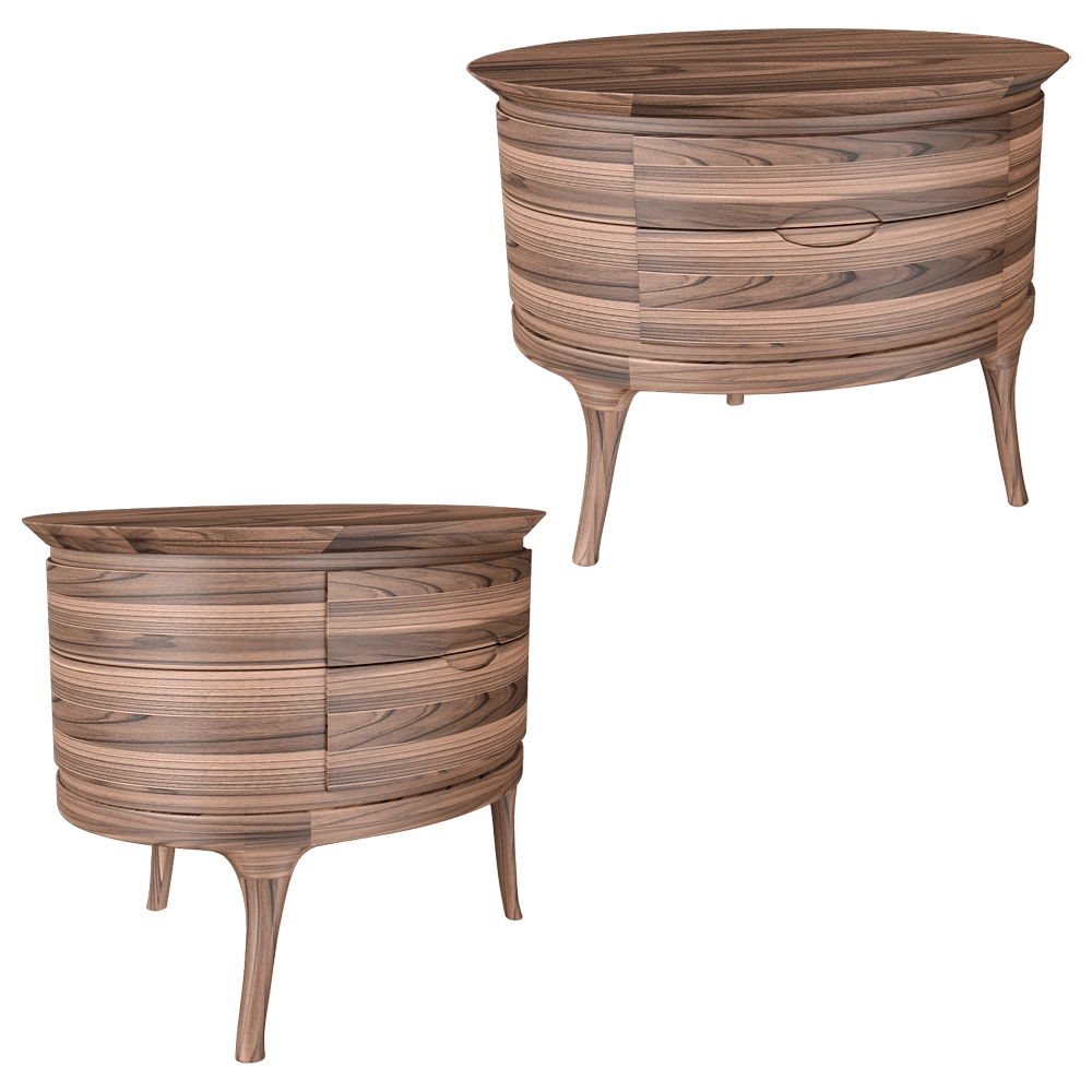 Ceccotti Collezioni  - Bedside cabinet Ainda 3D Model