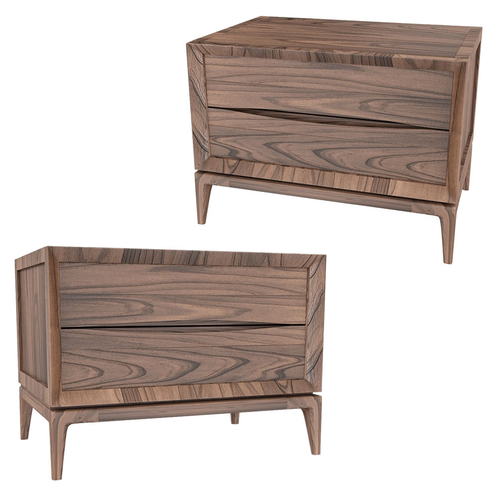 Ceccotti Collezioni  - Bedside table Brad large 3D Model