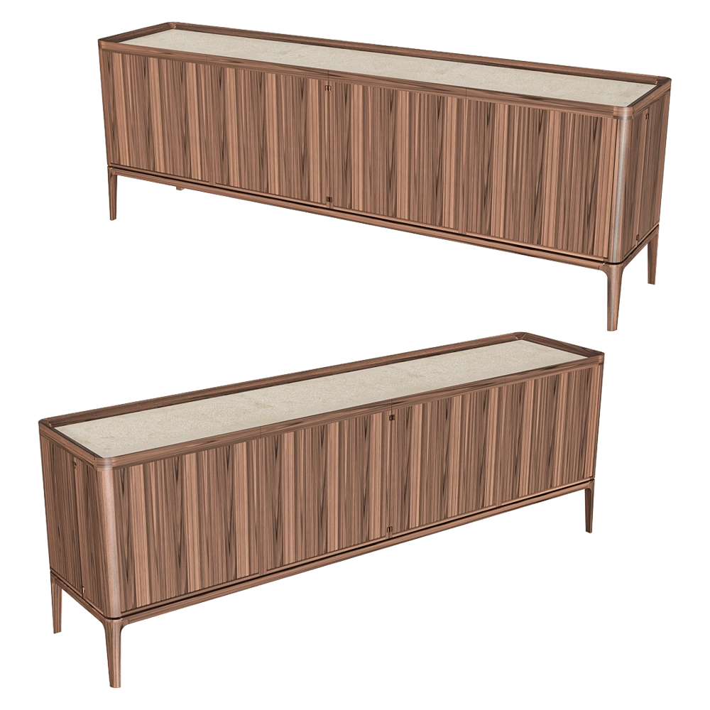 Ceccotti Collezioni  - Chest of drawers Neverfull Low 3D Model