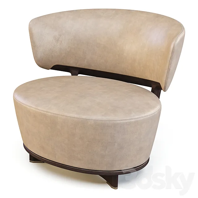 Ceccotti Collezioni: Ico - ArmChair 3D Model