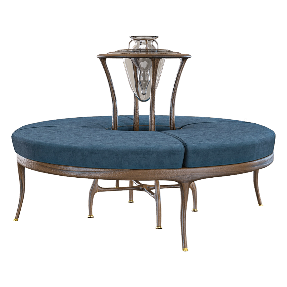 Ceccotti Collezioni  - Sofa Large Flower 3D Model