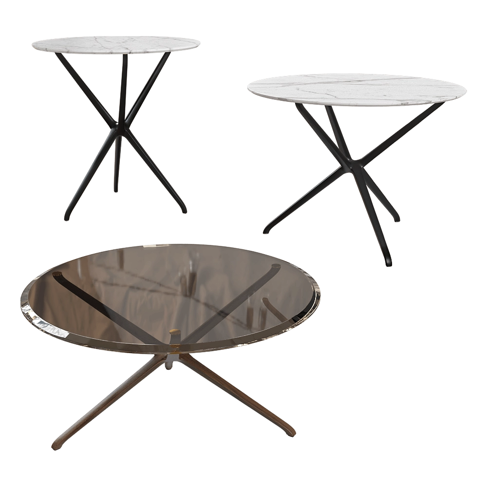 Ceccotti Collezioni - Table Croix de Bois 3D Model