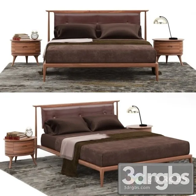 Ceccotti Demasiado Bed 3D Model Free